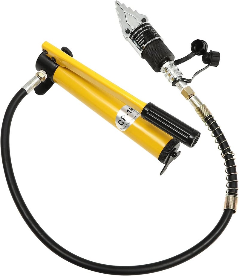 MUSESPANI 8T Split Hydraulic Spreader 30mm Spreading Stroke, Manual Flange Splitter 10mm Thick Tip,30mm Max Tip Separation Distant, Hydraulic Pliers Flange Spreader w/Hydraulic Pump - Image 1